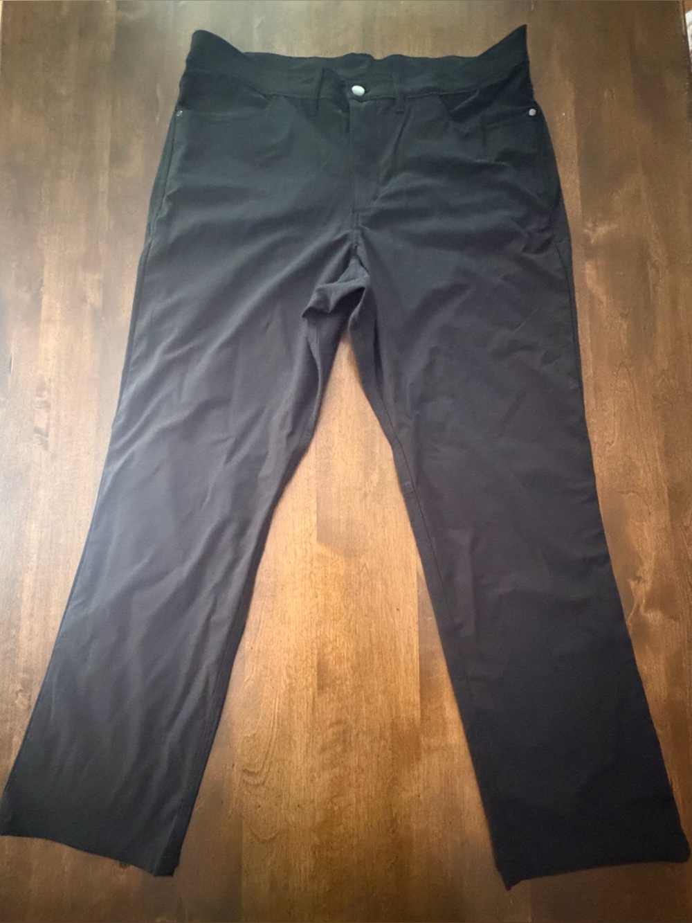 Men's One Day Away Black straight Leg Pants 38 x 30